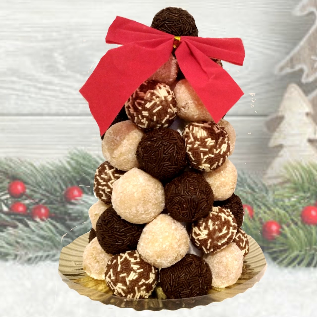 Especial de Fim de Ano: Árvore de Natal de Brigadeiro